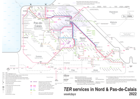 TER in Nord Pas-de-Calais weekdays